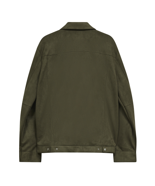 86-IRO072 замшевая куртка стандарт Khaki