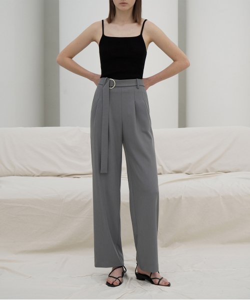 STRAIGHT широкие LEG брюки TROUSERS GY