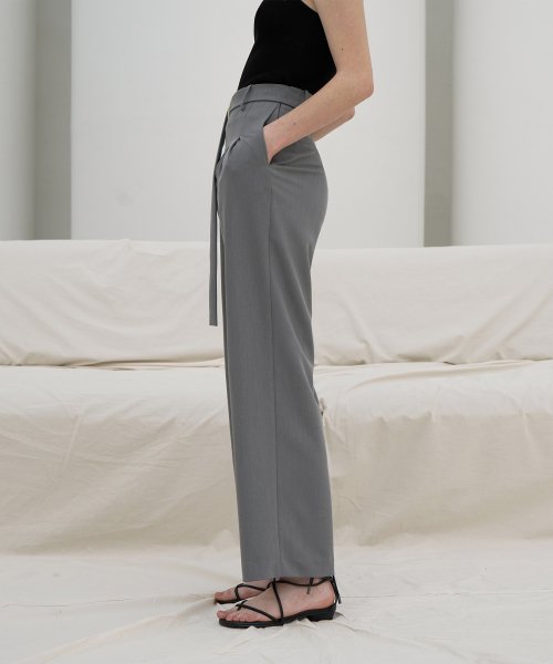 STRAIGHT широкие LEG брюки TROUSERS GY
