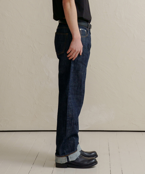 DEN0861 Selvedge широкие Fit (Mid Indigo)