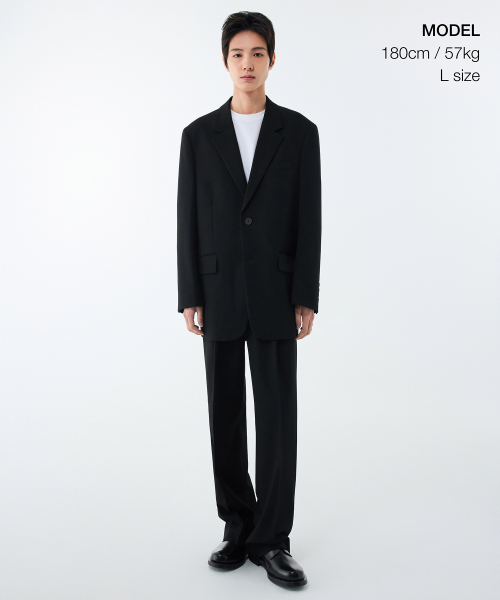 Блейзер оверсайз Daddy Shoulder [Black]