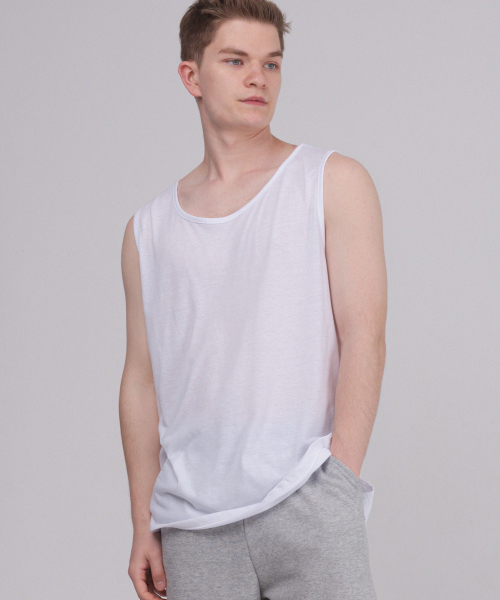 Майка с разрезом для многослойных образов (White)