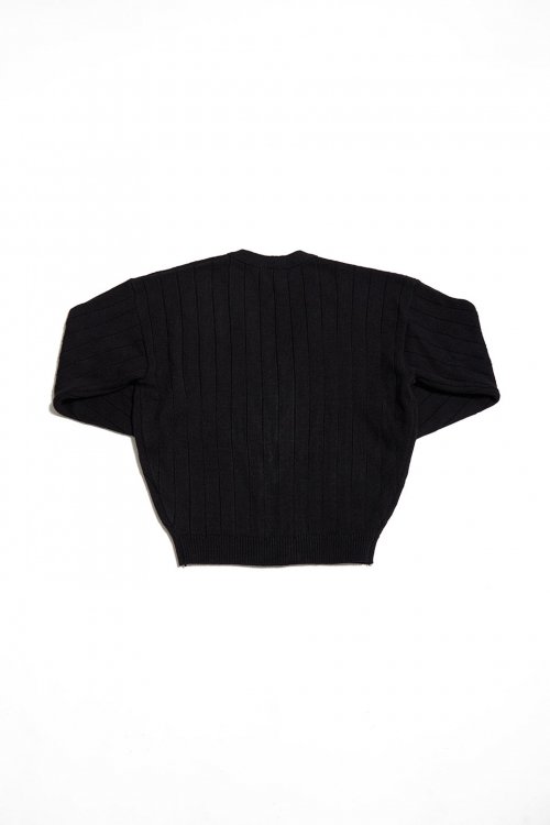 Кардиган на молнии с вертикальными полосами (Black)