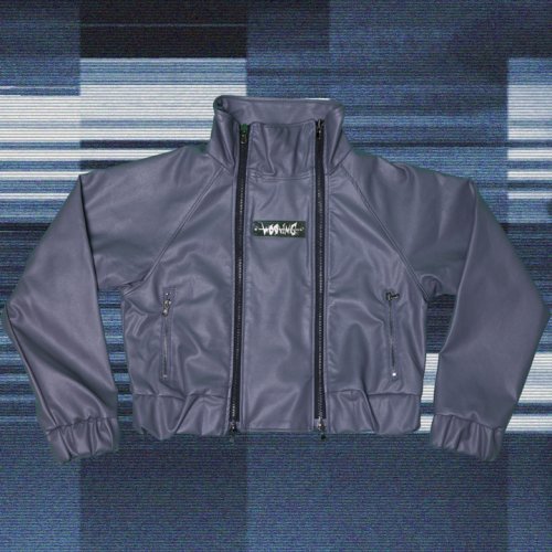 HIGHNECK кожаный SHORT куртка (серый)