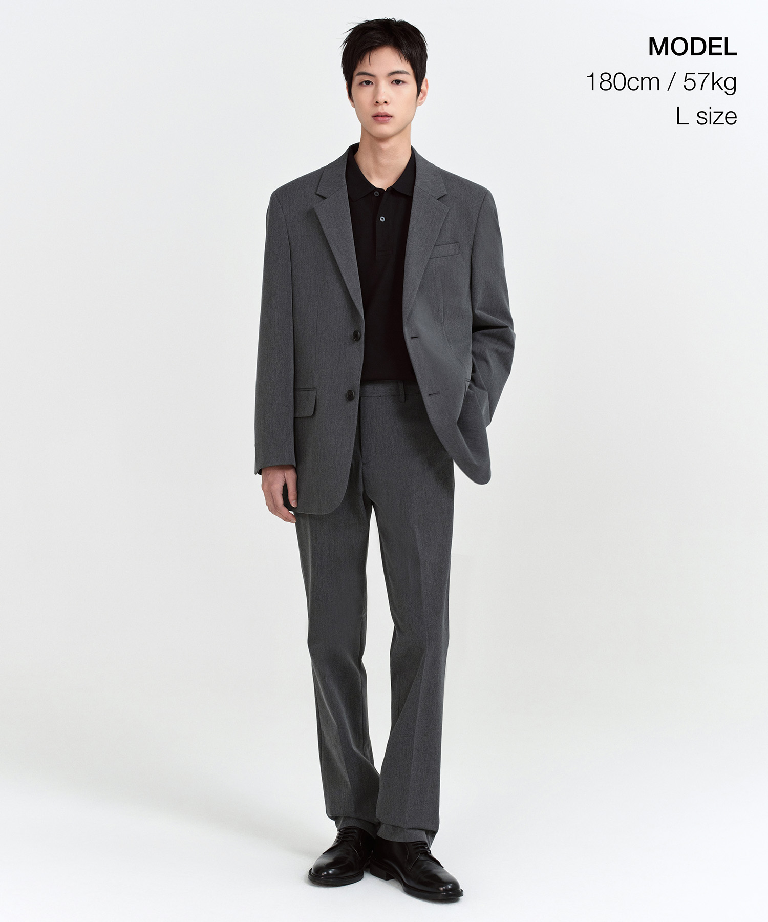 OVERSIZE BLAZER [MEDIUM серый]