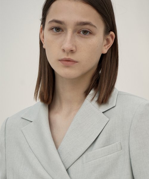 CROPPED SINGLE-BREASTED TUX куртка