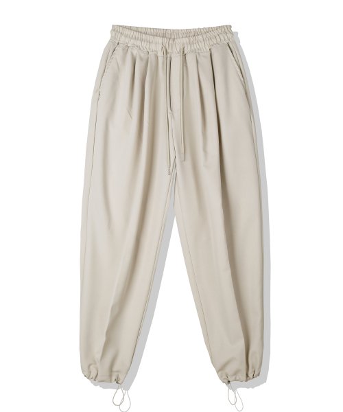 Брюки-баллон PRK с двойным защипом 2WAY, Beige