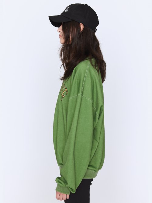 Винтажный свитшот Vivre Sa Vie Green (Womens Free)