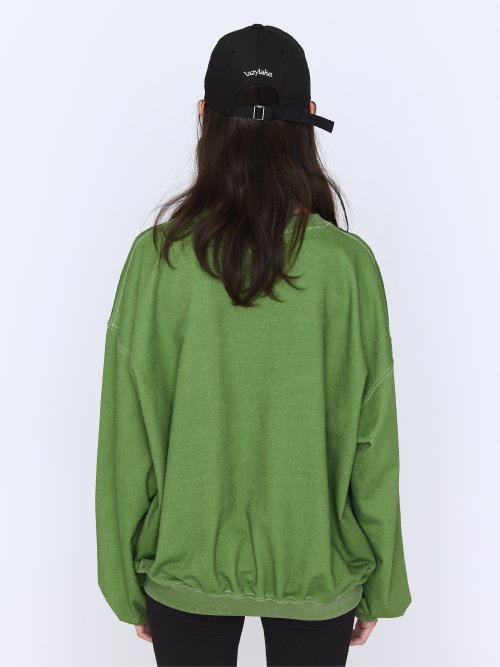 Винтажный свитшот Vivre Sa Vie Green (Womens Free)