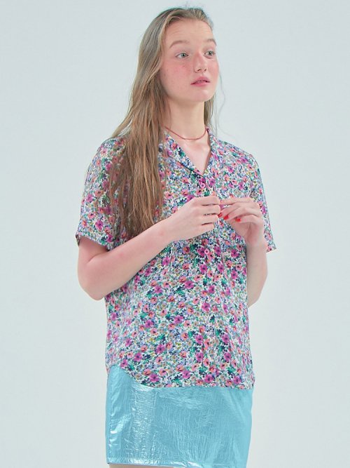 Floral Shirts_White (белая рубашка с цветочным принтом)