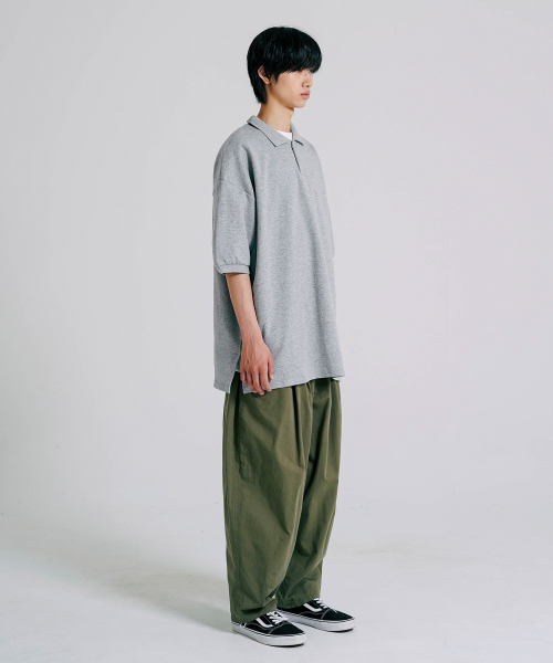 Широкие брюки-баллоны Scone Khaki YHLP2350