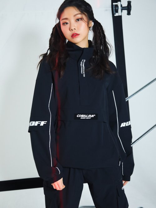 Эластичный нейлоновый анорак Runoff Standard Black