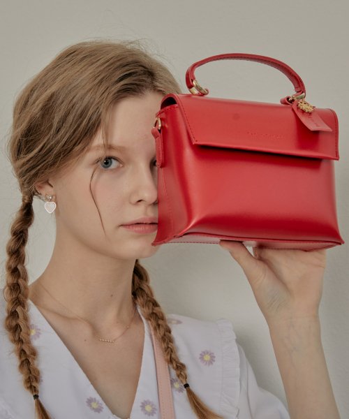 오브히(OVHEE) DARCEY BAG 달시백 - 레드 - 사이즈 & 후기 | 무신사 오브히(OVHEE) DARCEY BAG 달시백  - 레드 - 사이즈 & 후기 | 무신사