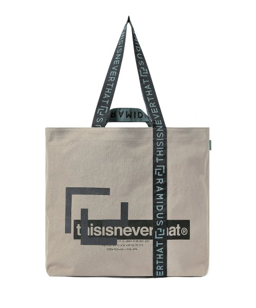 MUSINSA公式 | thisisneverthat® TNT x RAMIDUS TOTE BAG (L) Gray