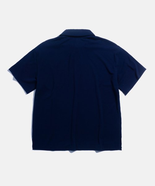 Over Pique Polo Shirt Navy