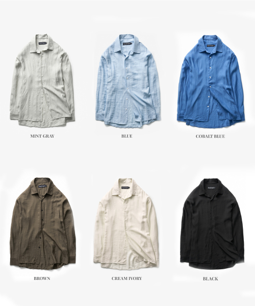 Летняя плиссированная оверсайз рубашка Steady_11COLOR