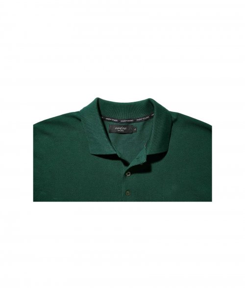 Свободное поло с коротким рукавом (Dark Green)