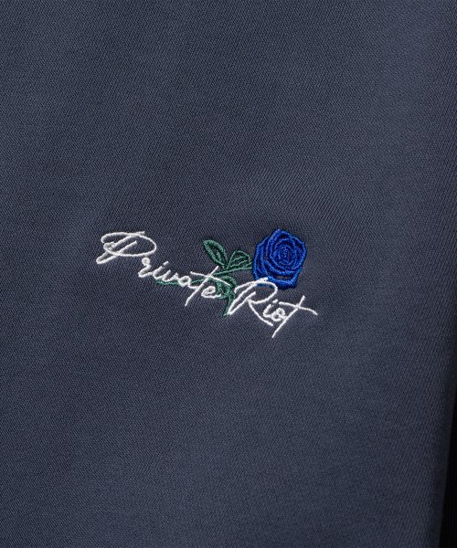 Romantic Blue Sweatshirt Bluegray