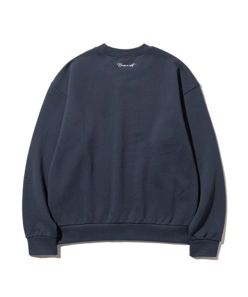 Romantic Blue Sweatshirt Bluegray