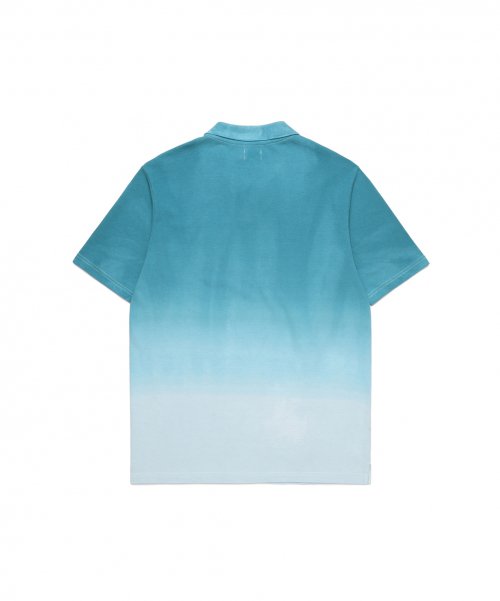 M.Nii x LAB12 Tie-dye OVER FIT PK T-Shirts / Sky