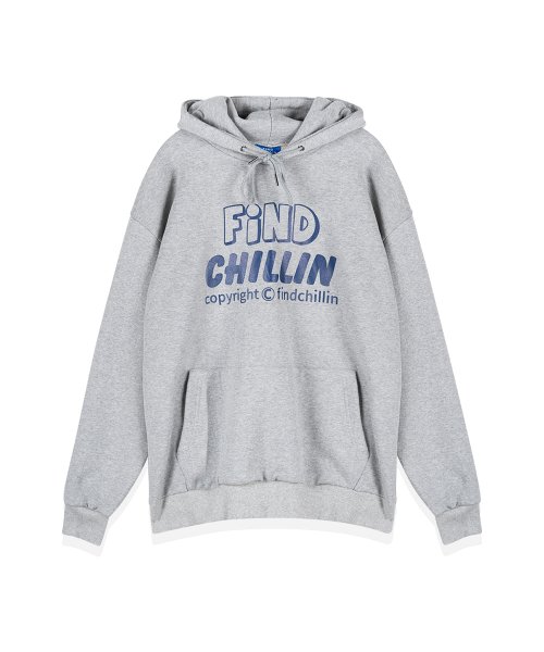Худи MG3121 с логотипом Kitsch, Melange Gray