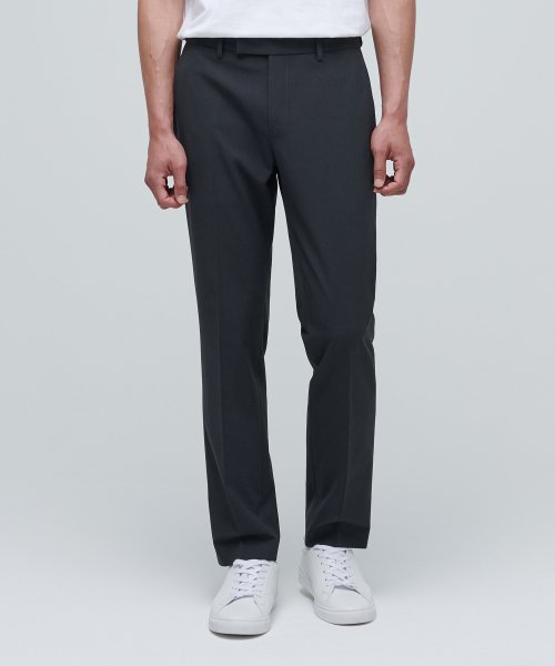 LIGHTWEIGHT TAPERED HIDDEN BANDING SLACKS GREY