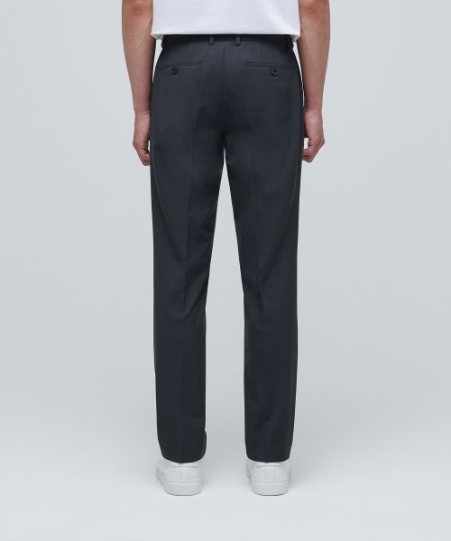 LIGHTWEIGHT TAPERED HIDDEN BANDING SLACKS GREY