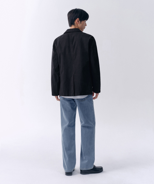 STRAIGHT DENIM PANTS [LIGHT INDIGO] thumbnail 4