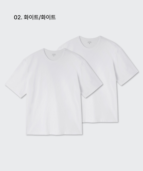 Relaxed Fit Crew Neck T-Shirt 2-Pack thumbnail 3