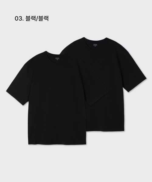 Relaxed Fit Crew Neck T-Shirt 2-Pack thumbnail 4
