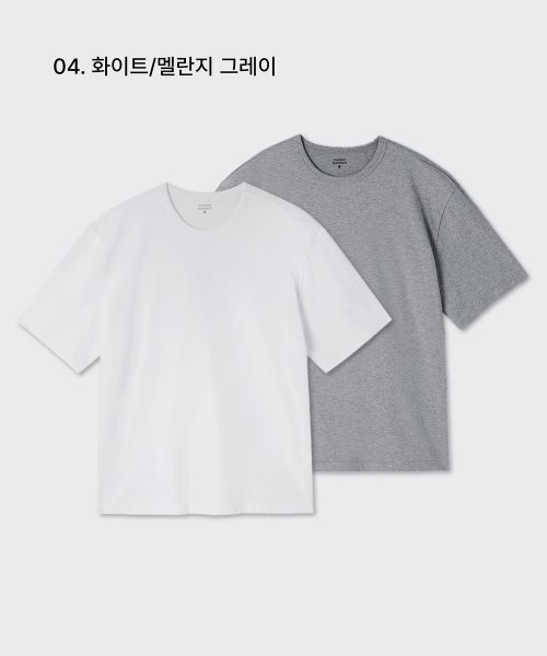 Relaxed Fit Crew Neck T-Shirt 2-Pack thumbnail 5