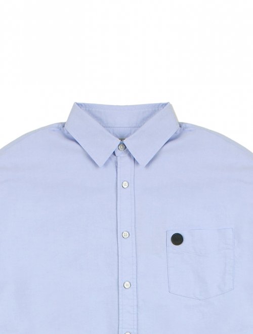 Рубашка UNISEX полуоверсайз оксфорд Light Blue (FCB3SH302M)