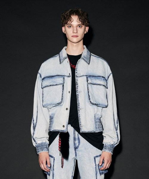 Fear of god denim best sale ski jacket