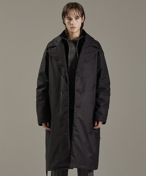 메종미네드(Maison Mined) Turtle Neck Belted Long Down Coat Black - 194,500 | 무신사  스토어