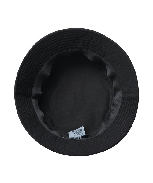 Oversized Cotton Bucket Hat [Black] thumbnail 7