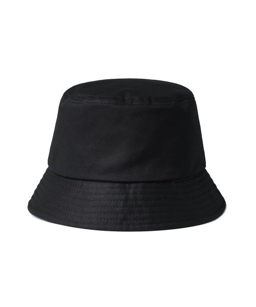 Oversized Cotton Bucket Hat [Black] thumbnail 5