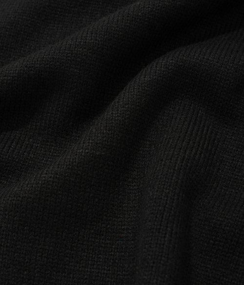 V-neck вязаный жилет Black