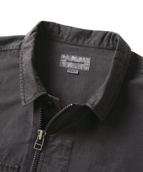 MUSINSA | thisisneverthat® Overdyed BDU Jacket Charcoal