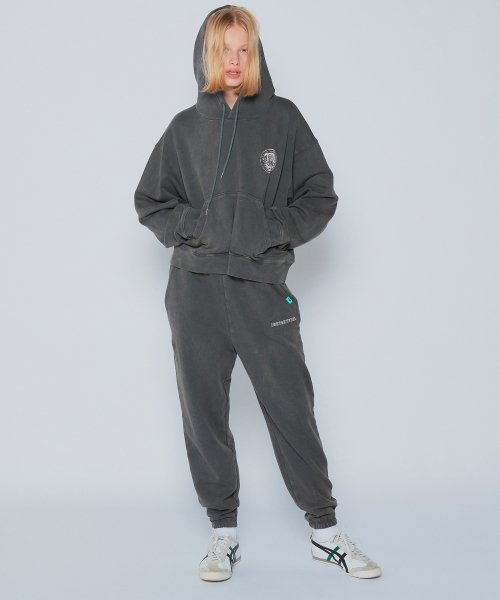 MUSINSA | INSTANTFUNK 21FW Pigment Standard Sweatpants - Charcoal