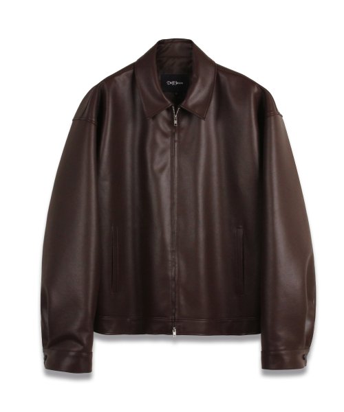 新着ランキング Vegan Leather Jacket NAUTICA レザージャケット tunic