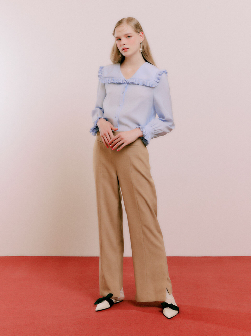 side slit semi wide брюки SWSLLI0300
