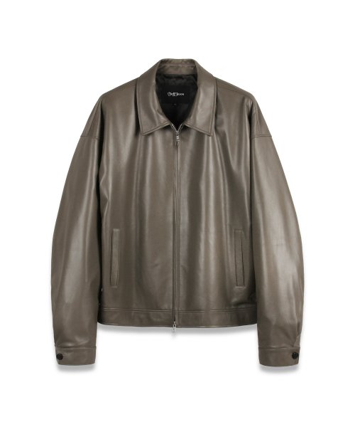 Оверсайз куртка из овчины (Khaki Brown)
