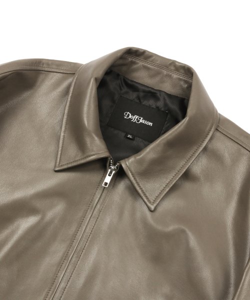 Оверсайз куртка из овчины (Khaki Brown)
