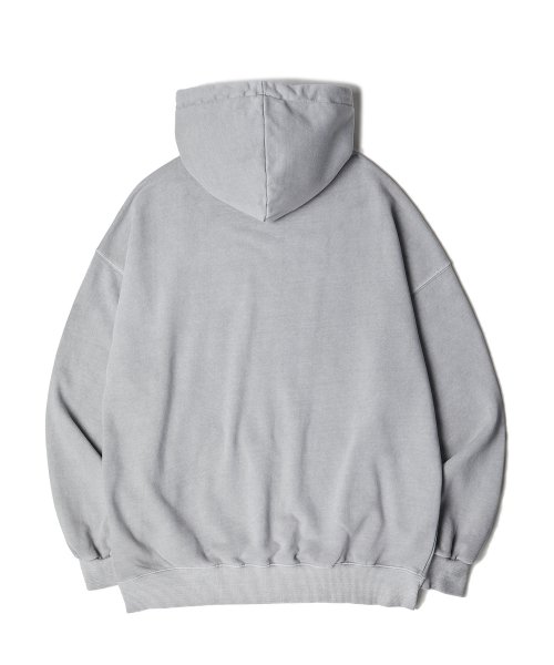 Michigan Wolverines пигментный худи Ghost Gray