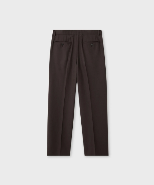Слаксы полусвободного кроя_DARK BROWN