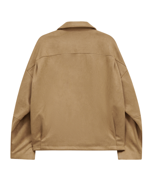 Замшевая куртка 86-IRO097 Camel