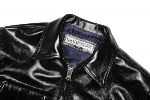 DV.LOT 650 Police Calf skin Crack -чёрный-
