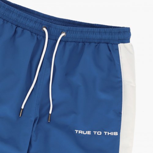Базовые тканые брюки с контрастными деталями (Blue)