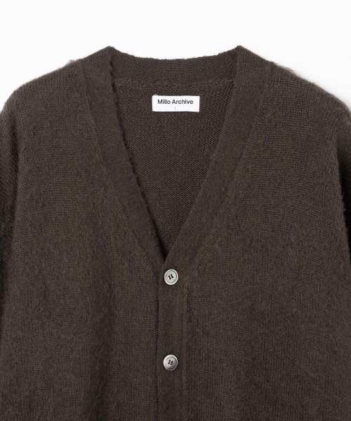 MUSINSA | MILLO New Crown Mohair Cardigan [Brown]