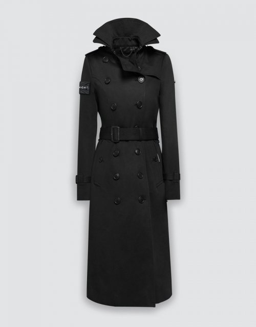 Sloane тренч (Black/Black/White)